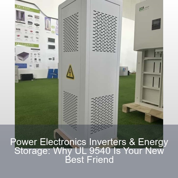 Power Electronics Inverters & Energy Storage: Why UL 9540 Is Your New Best Friend